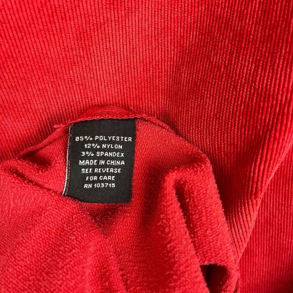 Sharagano Womens Short Sleeve Red Sheath Dress Size 6 - Picture 5 of 8